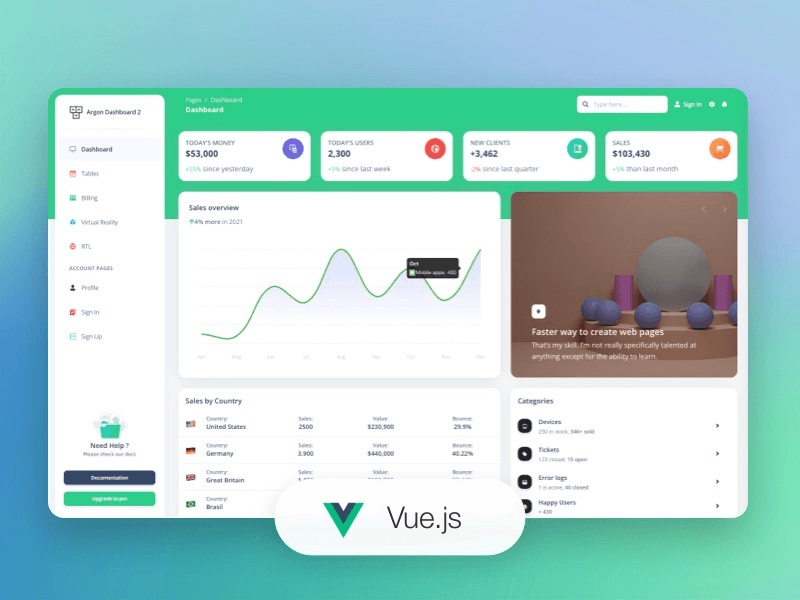Vue.js illustration